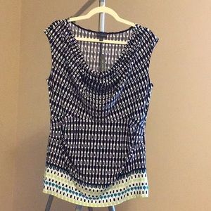 The Limited Ruched Cowl Neck Top